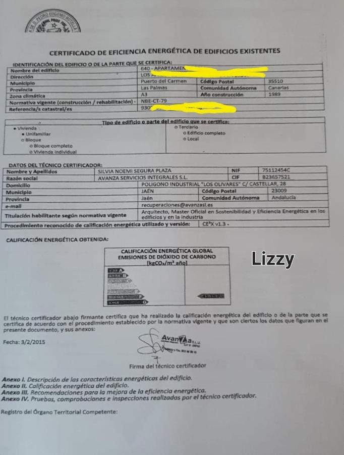 פוארטו דל כרמן Vivienda Vacacional Lizzy מראה חיצוני תמונה